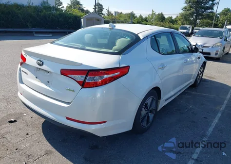 2013 Kia Optima Hybrid Lx from USA, damaged, VIN KNAGM4AD2D5038217